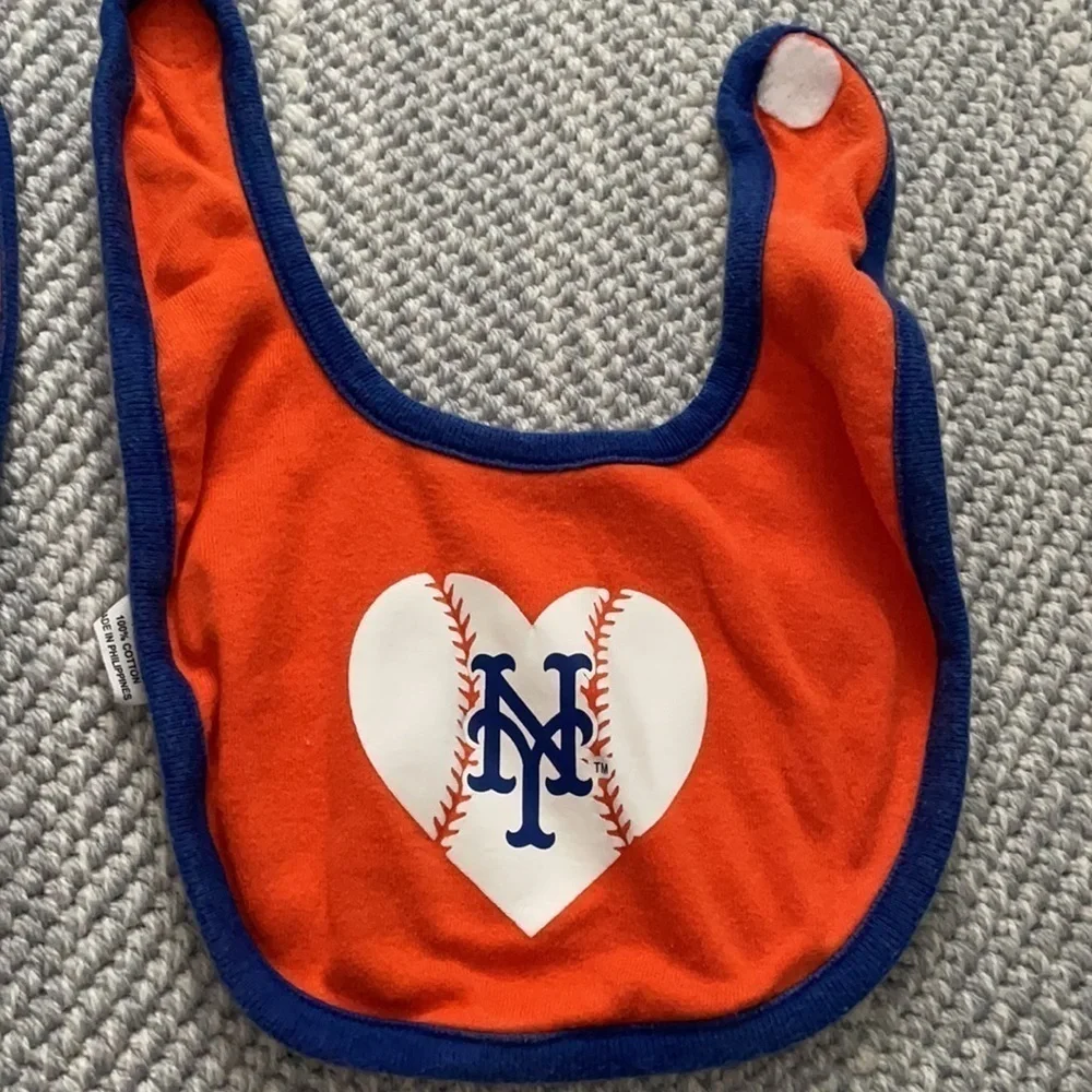 Met’s MLB Baseball Baby Bibs